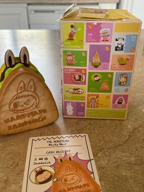 NWT/ W Box Pop Mart Wacky Mart Sandwich Labubu Figure!